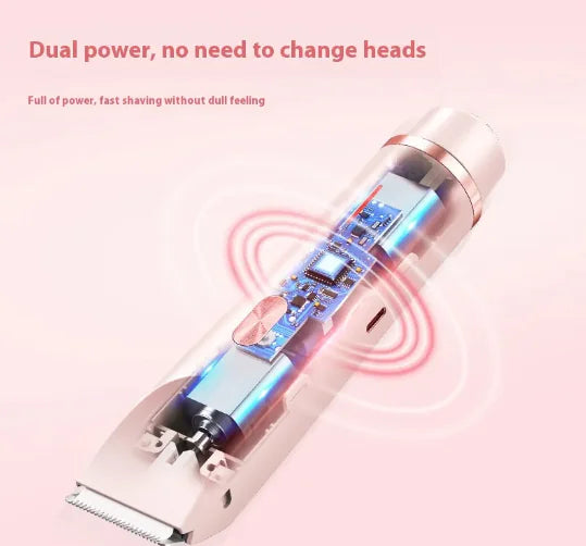 2-in-1 Women's Hair Remover and Trimmer