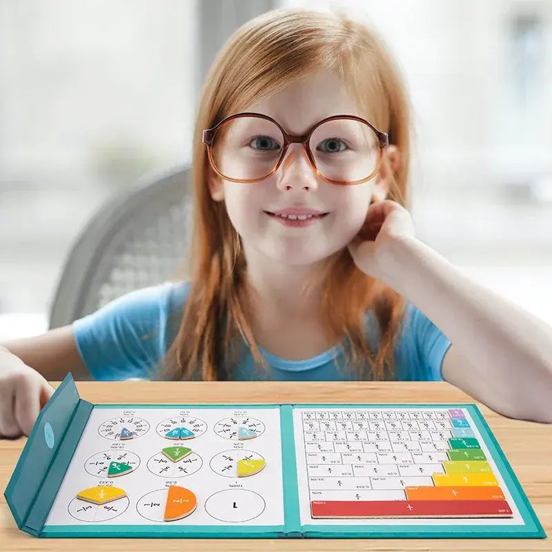 Magnetic Fraction Learning Math Toys