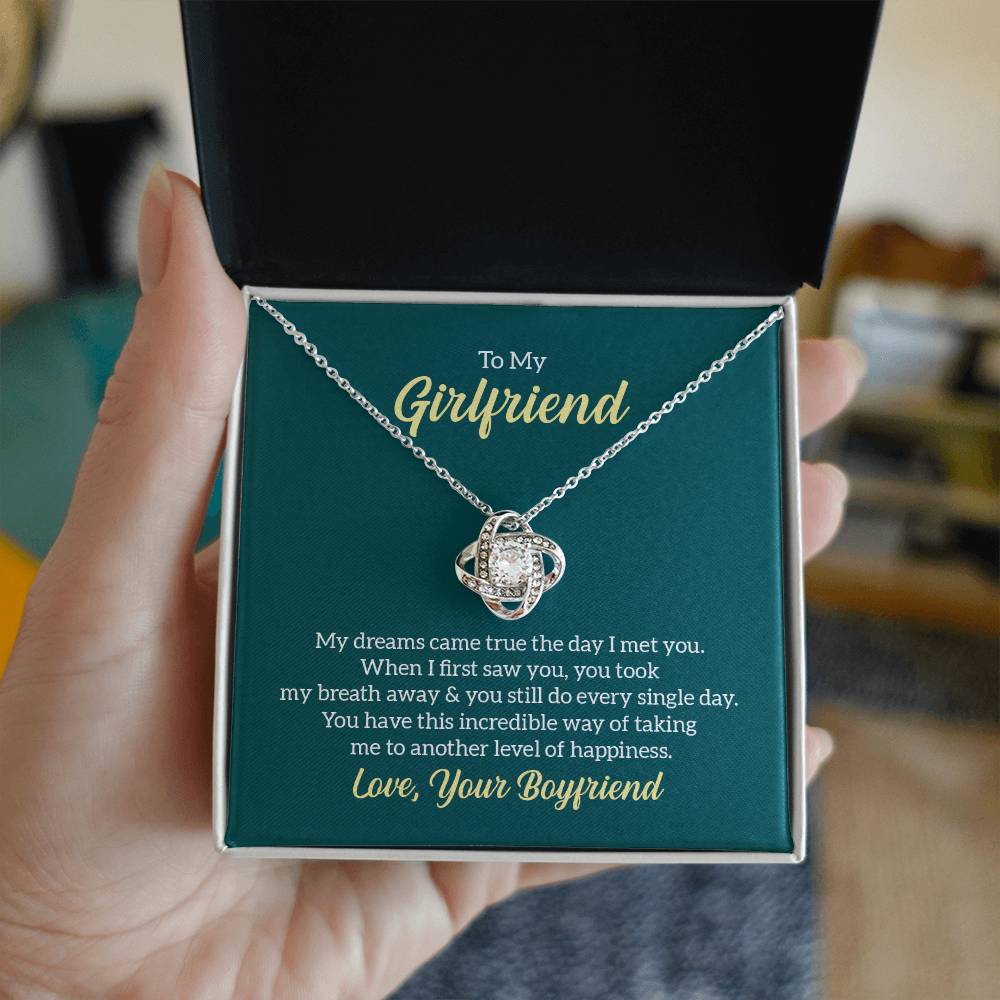 Love Knot Necklace - For Girlfriend My Dreams Came True