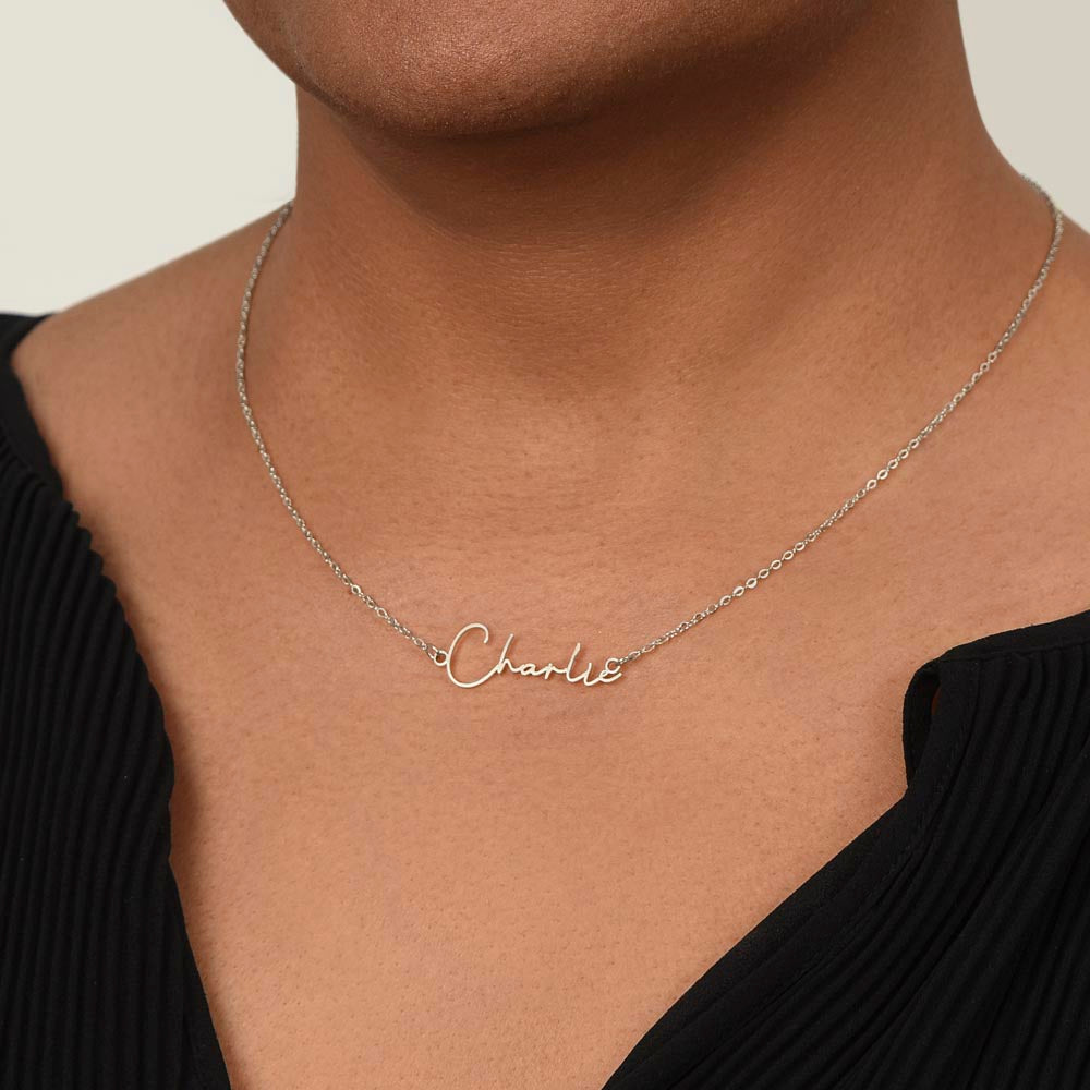 Signature  Name Necklace