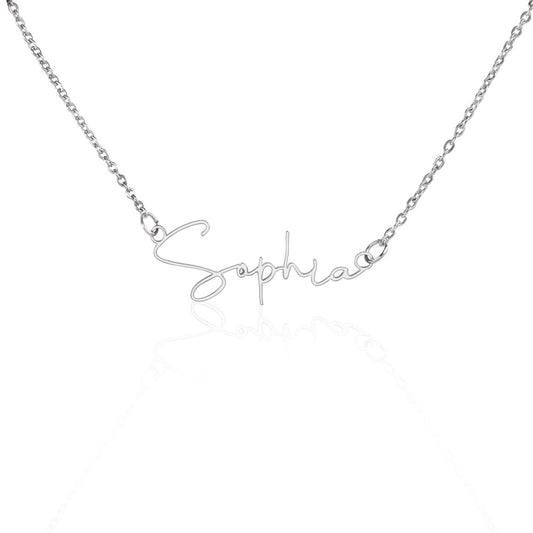 Signature  Name Necklace