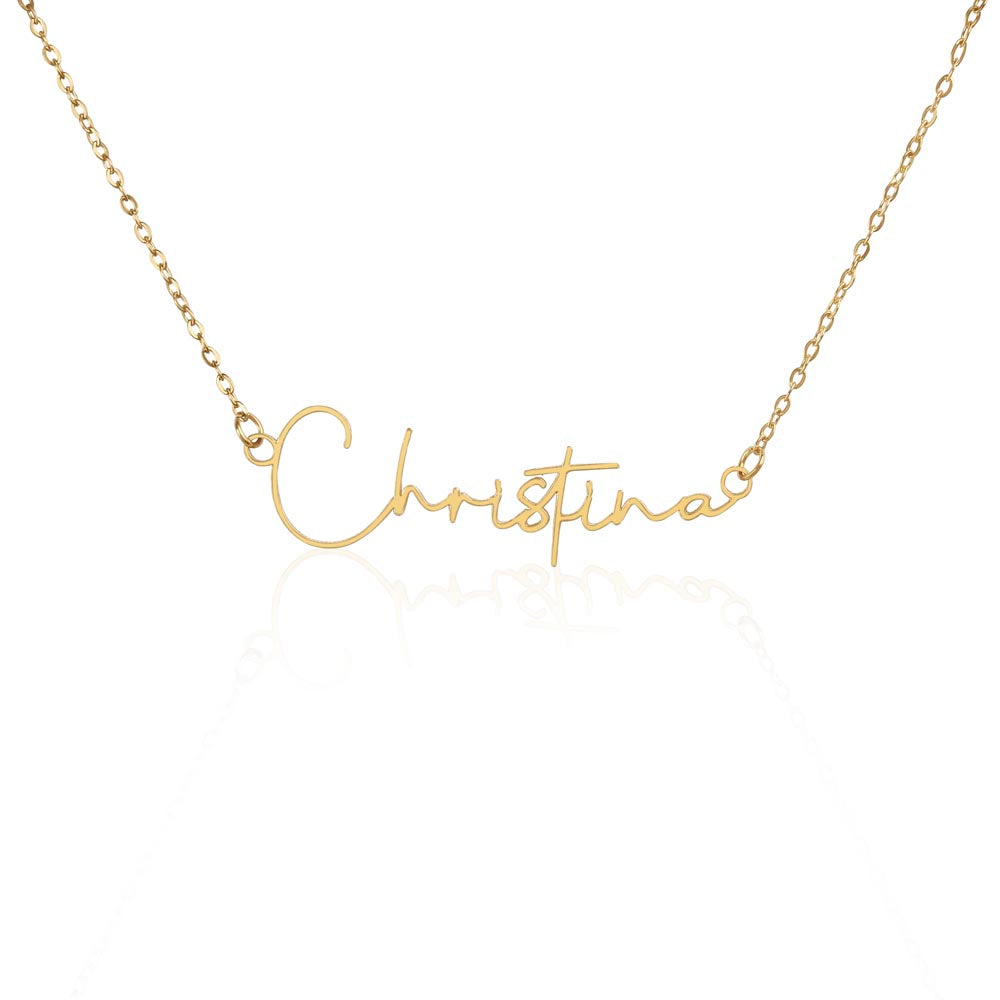 Signature  Name Necklace