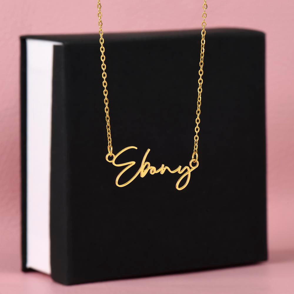 Signature  Name Necklace