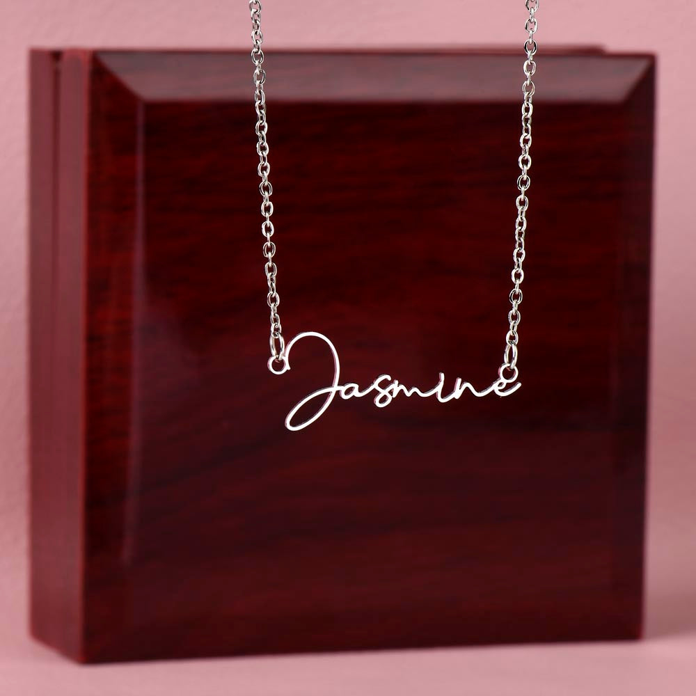 Signature  Name Necklace