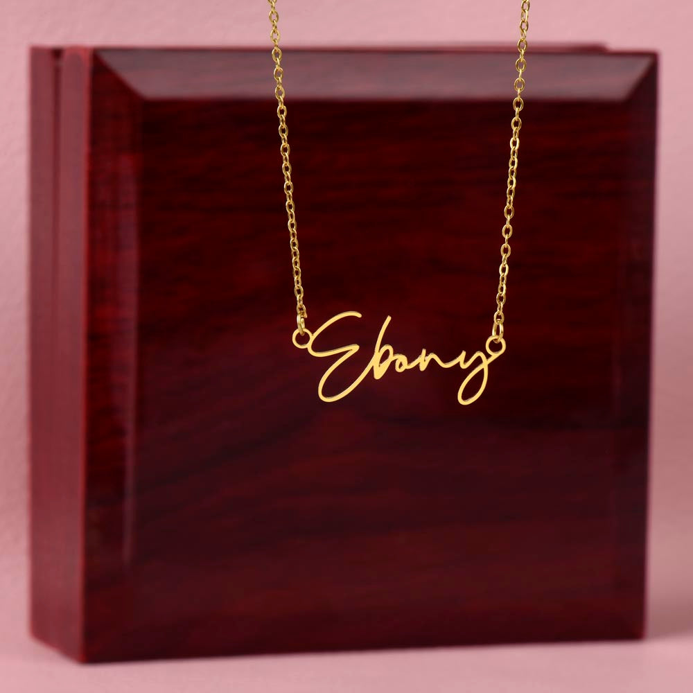 Signature  Name Necklace