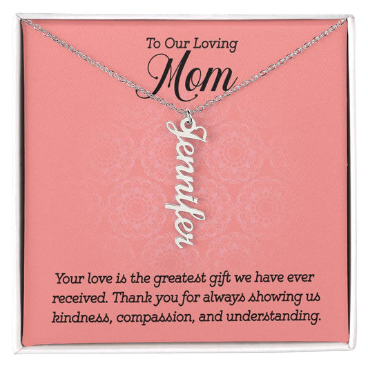 Multi Name Necklace - To Our Loving Mom