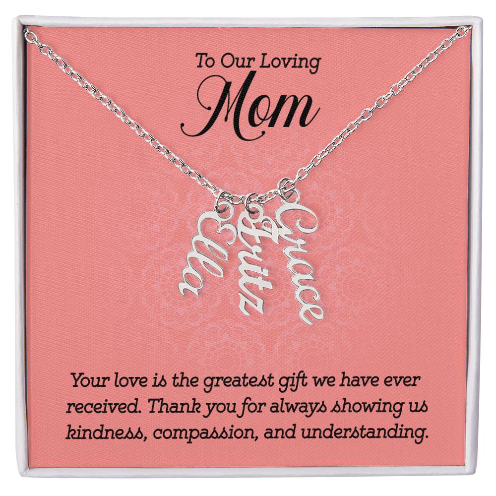 Multi Name Necklace - To Our Loving Mom