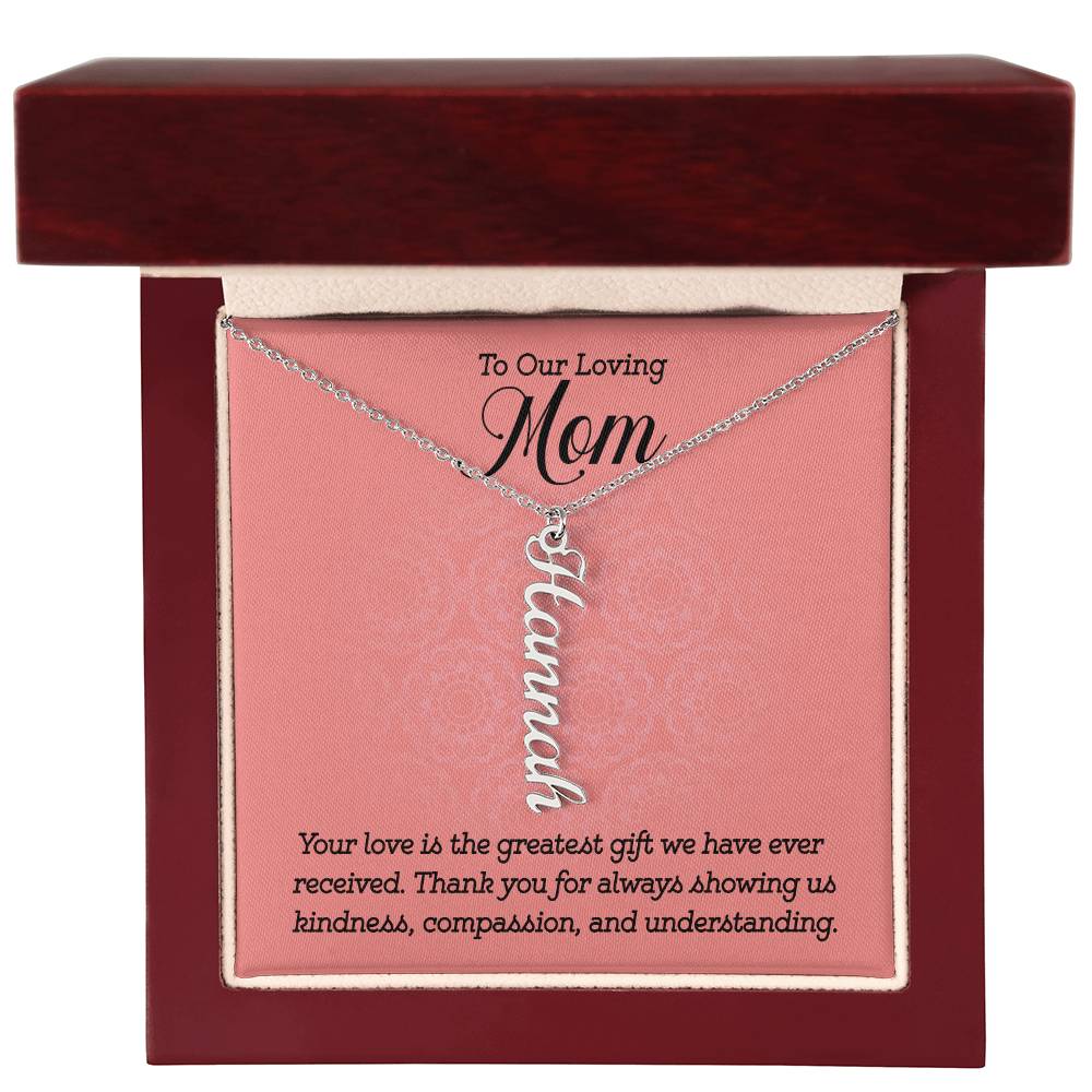 Multi Name Necklace - To Our Loving Mom