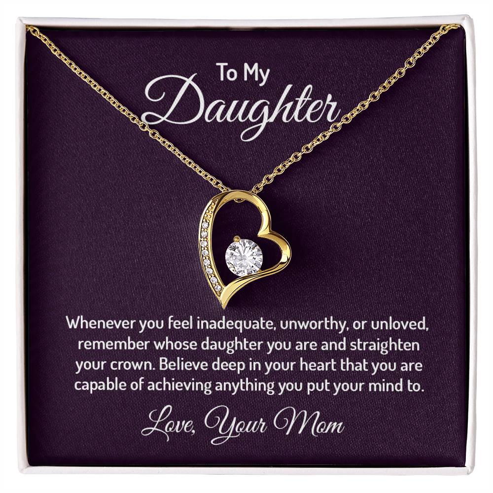 Forever Love Necklace - For Daughter From Mom