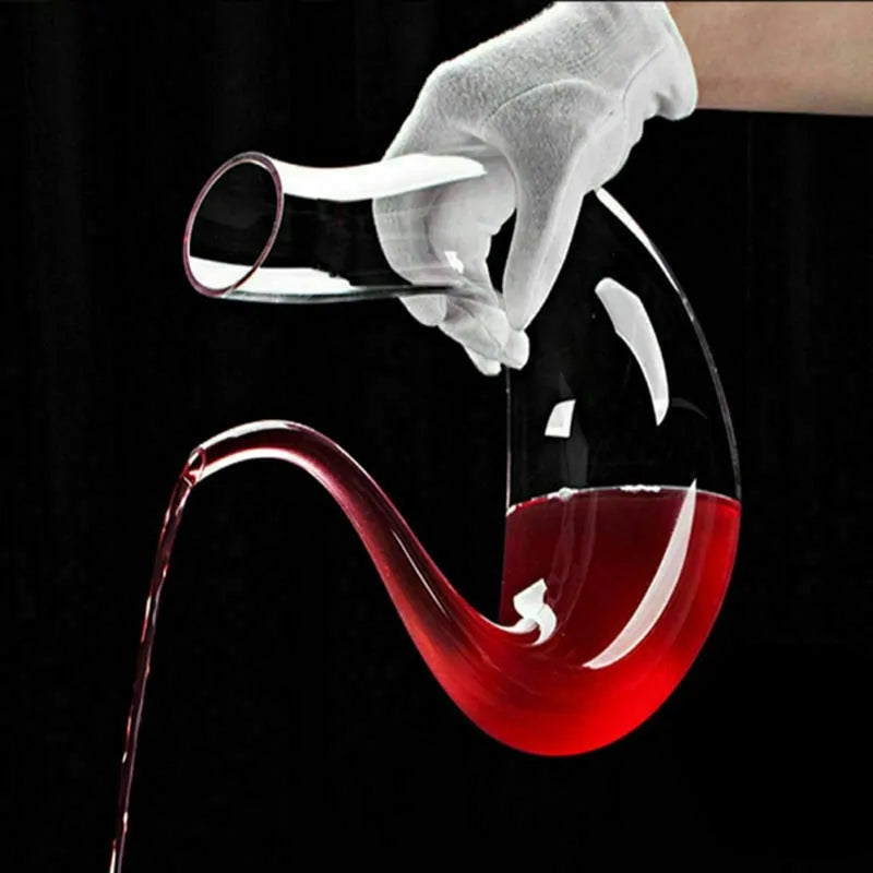 Crystal U-shaped  Wine Decanter