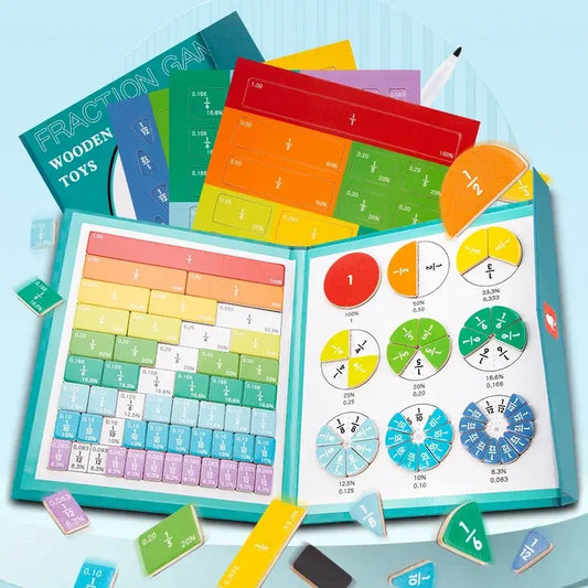 Magnetic Fraction Learning Math Toys